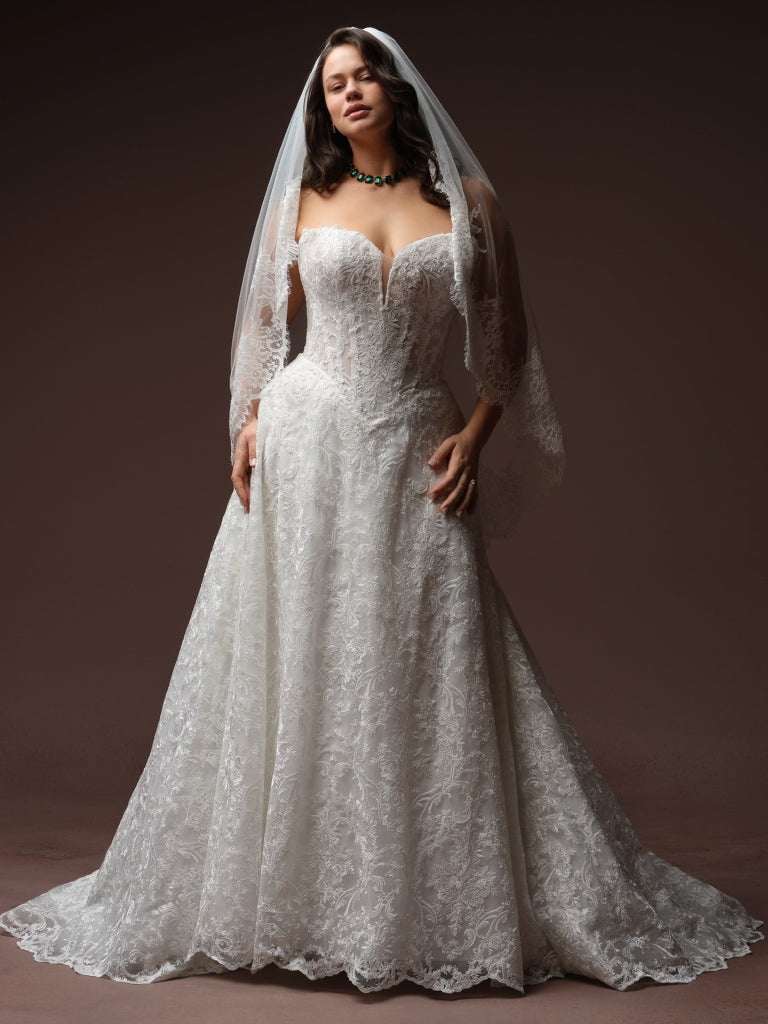 Amante Veil (Soft Lace Edge Veil)