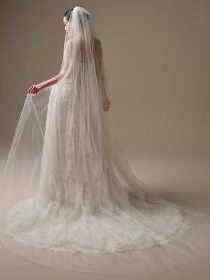 Plain Tulle Veil