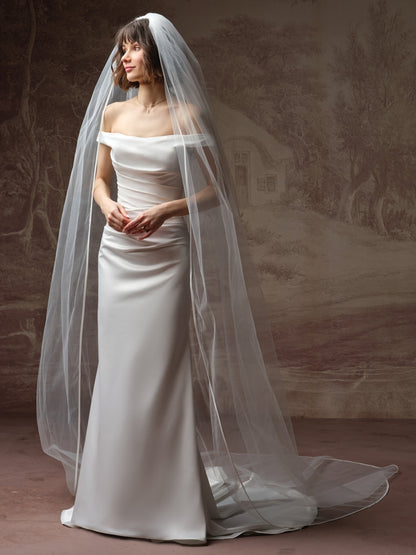 Bali (1/4" Satin Ribbon Edge Veil)